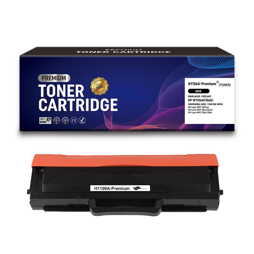 Cartouche de toner Compatible HP W1106A Noir 1000pages - KERA FRANCE Cartouche de toner Compatible HP W1106A Noir 1000pages - KERA FRANCE